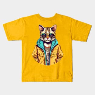 Cat Dude Kids T-Shirt